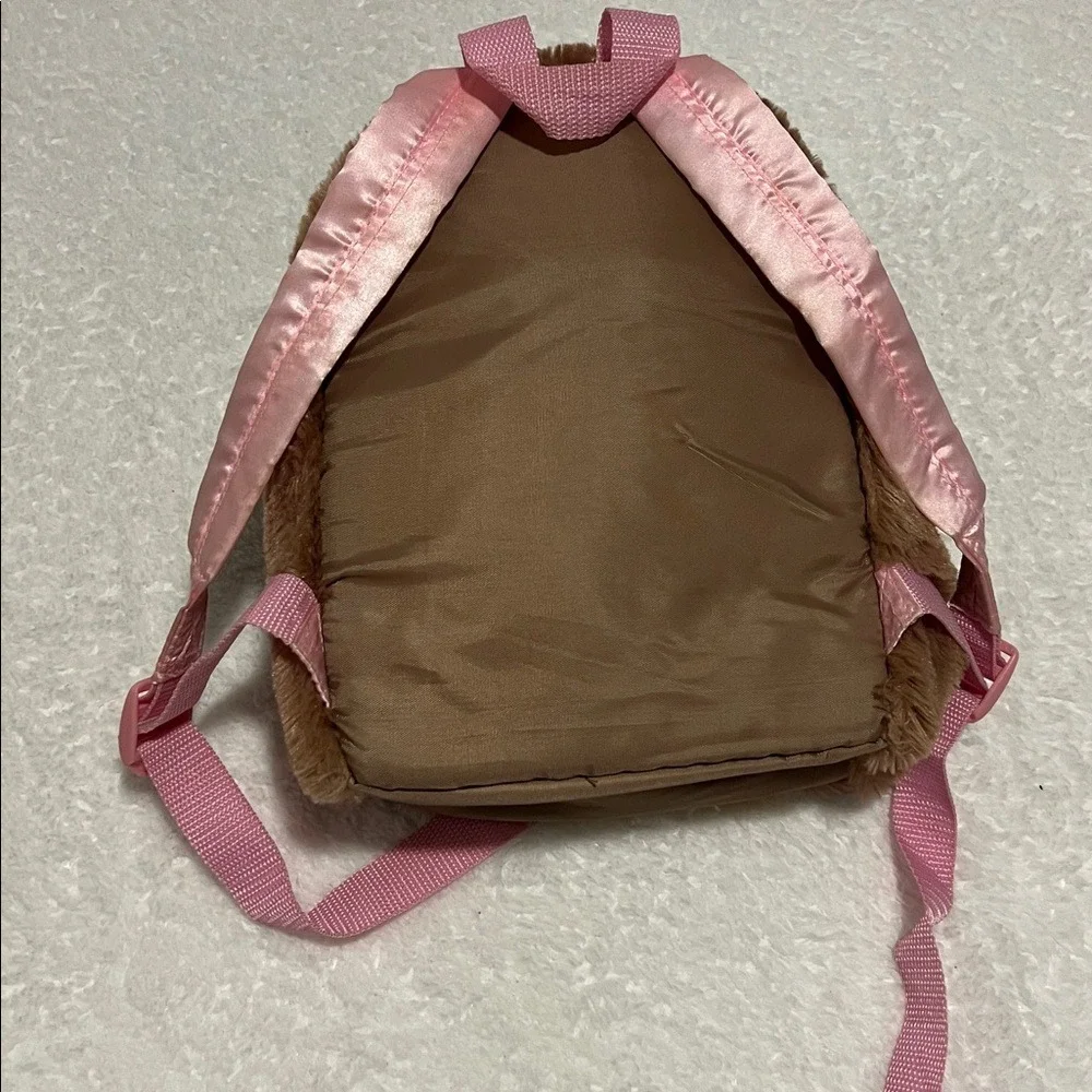 Claire's JoJo Siwa Brown‎ and Pink BOWBOW Yorkie Dog Mini Backpack